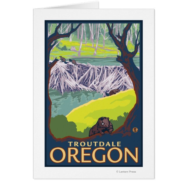 ビーバーファミリー – オレゴン，トラートデール (正面)