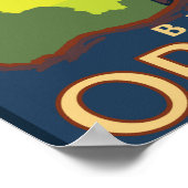 ビーバーファミリー – オレゴン，ベンド ポスター (角)