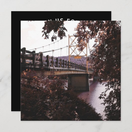 ビーバーブリッジ 招待状 (正面/裏面)