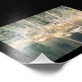 ビーバーポンドインウィンターフォトプリント フォトプリント            (角)