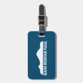 ビーバーマウンテンリゾートプリーズ ラゲッジタグ (正面縦)