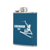 ビーバーマウンテンリゾートユタスキーヤー フラスク (左)