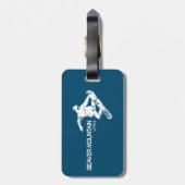 ビーバーマウンテンリゾートユタスノーボーダー ラゲッジタグ (裏面縦)