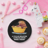 ビーバーラバーバス ペーパープレート (パーティー)