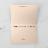 ビーバーラブバレンタインデーカード カード (内部)