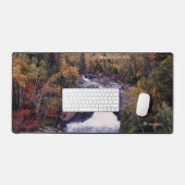 ビーバーリバー秋ズデスクマット デスクマット (キーボード&マウス)