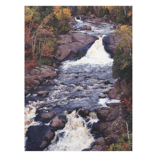 ビーバーリバー秋背の高いテーブルクロス テーブルクロス (正面)