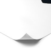 ビーバーリー頭が切れる – グラスおもしろいグラフィック付きビーバー ポスター (角)