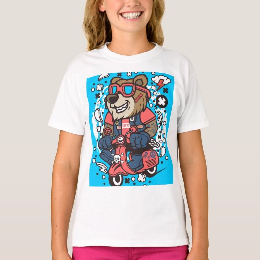 ビーバーレーサーフレンジムーン Tシャツ (正面)