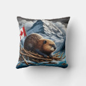 ビーバーロッジバイスノーウィーマウンテンズ クッション (裏面)