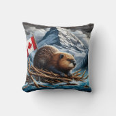 ビーバーロッジバイスノーウィーマウンテンズ クッション (正面)