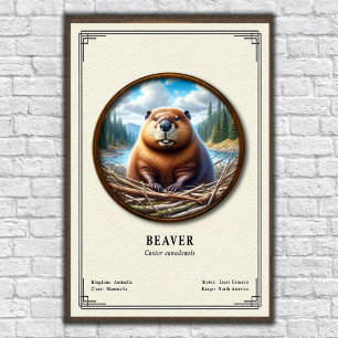 ビーバー動物学シリーズ ポスター