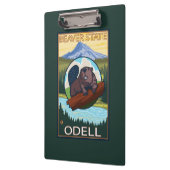 ビーバー及びMt.のフード- Odell、オレゴン クリップボード (左)