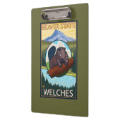 ビーバー及びMt.のフード- Welches、オレゴン クリップボード (左)