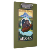 ビーバー及びMt.のフード- Welches、オレゴン クリップボード (右)