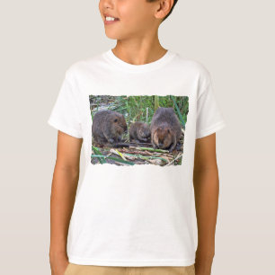 ビーバー家族 Tシャツ