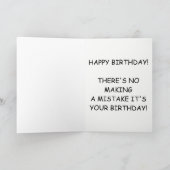 ビーバー対ペンキのバースデー・カード カード (内部)