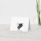 ビーバー小屋Notecard - 1 カード (裏面)