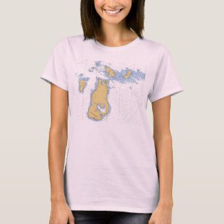 ビーバー島航海のMIチャートTシャツ Tシャツ