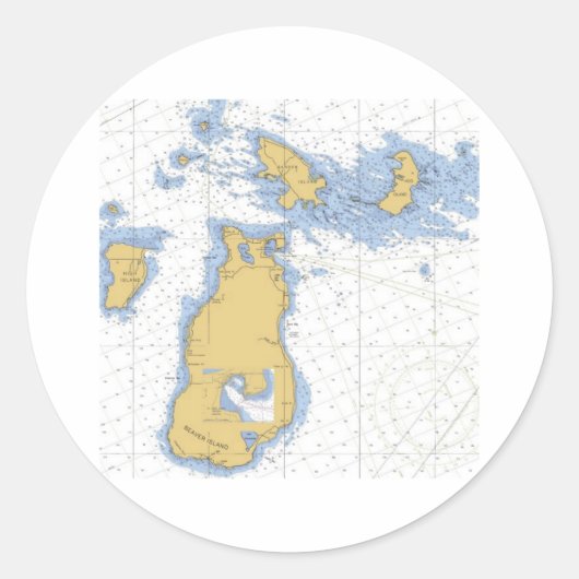 ビーバー島、MIチャー航海のト ラウンドシール (正面)