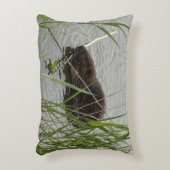 ビーバー忙しアクセント枕 アクセントクッション (正面(垂直))