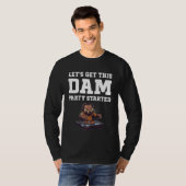 ビーバー恋人DJ _2 Tシャツ (正面フル)