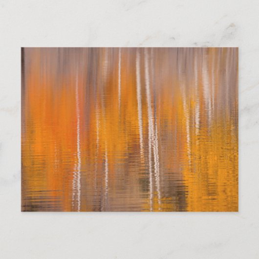 ビーバー池の秋のリフレクション |ウィンスロップ,ワシントン ポストカード (正面)