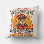 ビーバー消防士 クッション (正面)