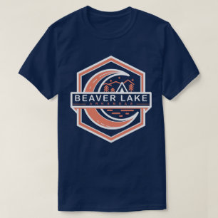 ビーバー湖アーカンサスムーンシャインヘキサ Tシャツ