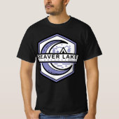 ビーバー湖アーカンサスムーンシャインヘキサ Tシャツ (正面)