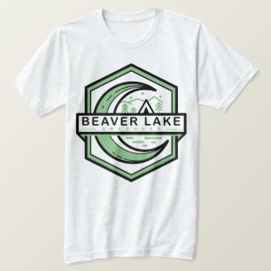 ビーバー湖アーカンサスムーンシャインヘキサ Tシャツ