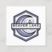 ビーバー湖アーカンサスムーンヘキサ スクエア名刺 (正面)