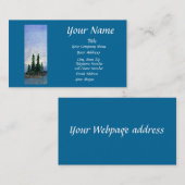 ビーバー湾の青い名刺 名刺 (正面/裏面)