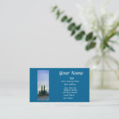 ビーバー湾の青い名刺 名刺 (スタンド正面)