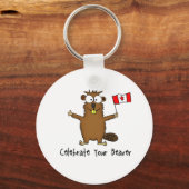 ビーバー祝キーチェーン キーホルダー (正面)