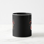 ビーバー私は雪かわいい雪だるまスノーパン マグカップ (中央)