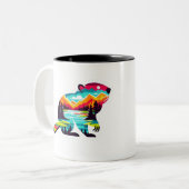 ビーバー・イン・ザ・ワイルド ツートーンマグカップ (正面左)