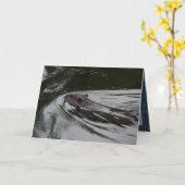 ビーバー カード (黄色い花)