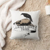 ビーバー&クロウタバーン クッション (ブランケット)