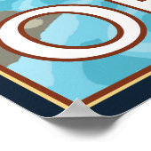 ビーバー&リバー – オレゴン，ベンド ポスター (角)