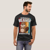 ビーバー 私は本当にビーバーガール Tシャツ (正面フル)