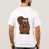 ビーバー Tシャツ (裏面)