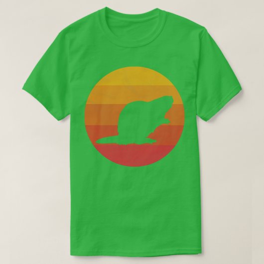 ビーバー Tシャツ (デザイン正面)