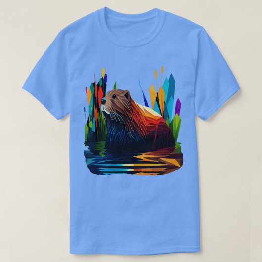 ビーバー Tシャツ (デザイン正面)