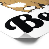 ビーバ信じーに乗った ポスター (角)