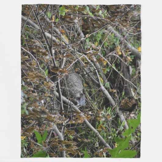 ビーバ忙しー フリースブランケット (正面)