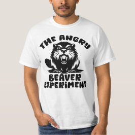 ビーバ怒ーー実験おもしろい Tシャツ