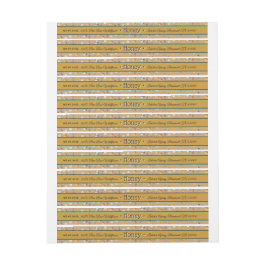 ビーパターンゴールデンアンバーフローラハニージャー ラップアラウンドラベル