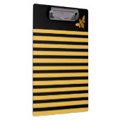 ビーパターン黄色と黒 クリップボード (右)