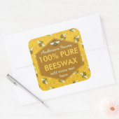 ビーパーソナライズされたツワラベとハニカム スクエアシール (封筒)